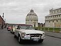 Partenza da Pisa con la Mercedes 280 SL per lAsiautoshow 2012